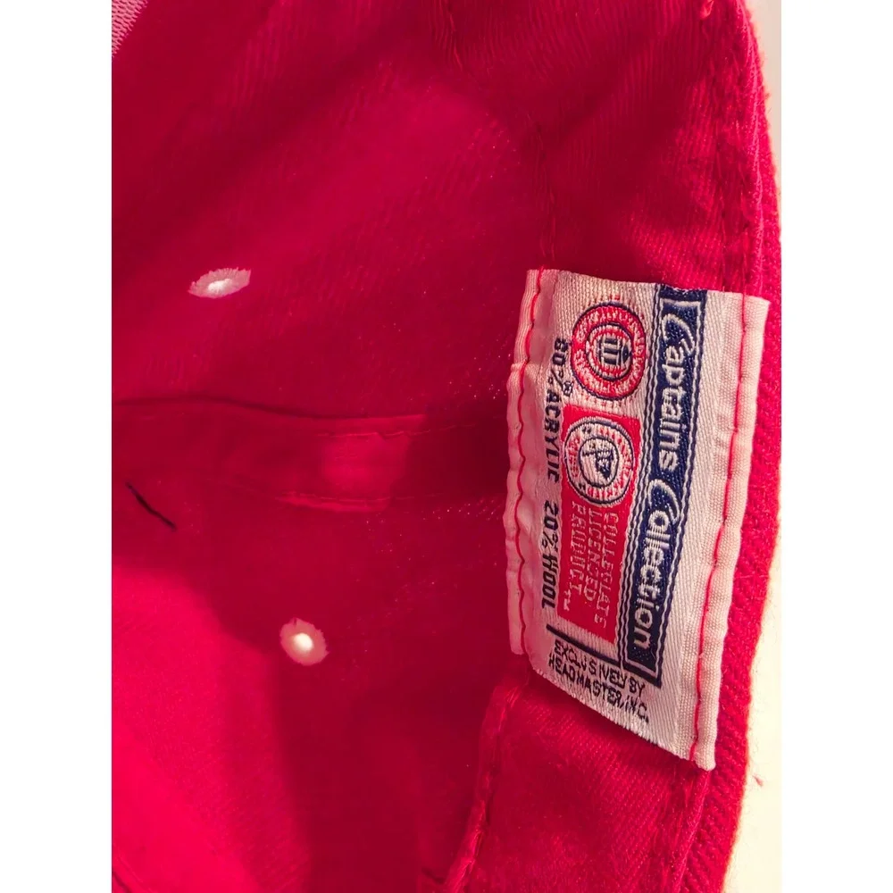 WKU Hilltoppers Captains Collection Red Baseball Cap Hat Mens Adjustable WKU